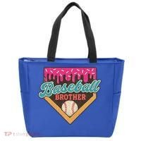 Baseball Brother Ice Cream Drip Tote Bag thumb 0