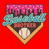 Baseball Brother Ice Cream Drip Santa Hat thumb 1