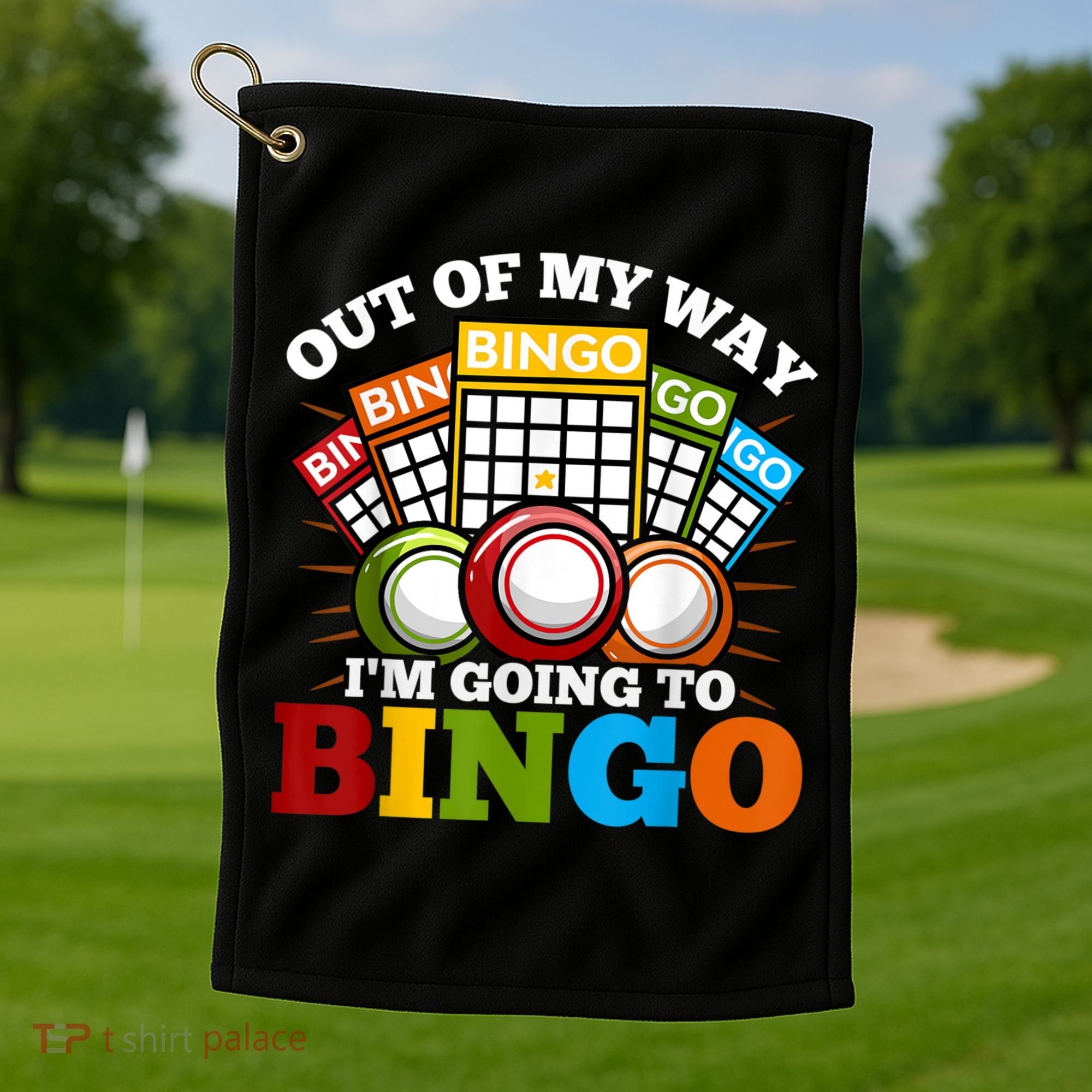 Bingo Golf Towel