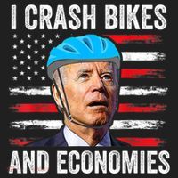 Biden Bicycle I Crash Bikes And Economies Tumbler thumb 3