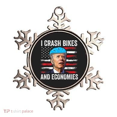 Biden Bicycle I Crash Bikes And Economies Ornament