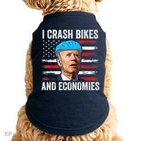 Biden Bicycle I Crash Bikes And Economies Doggie Tank thumb 0