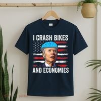 Biden Bicycle I Crash Bikes And Economies T-Shirt thumb 2