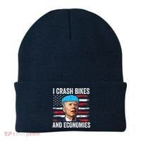 Biden Bicycle I Crash Bikes And Economies Beanie thumb 0
