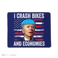 Biden Bicycle I Crash Bikes And Economies Mousepad thumb 0