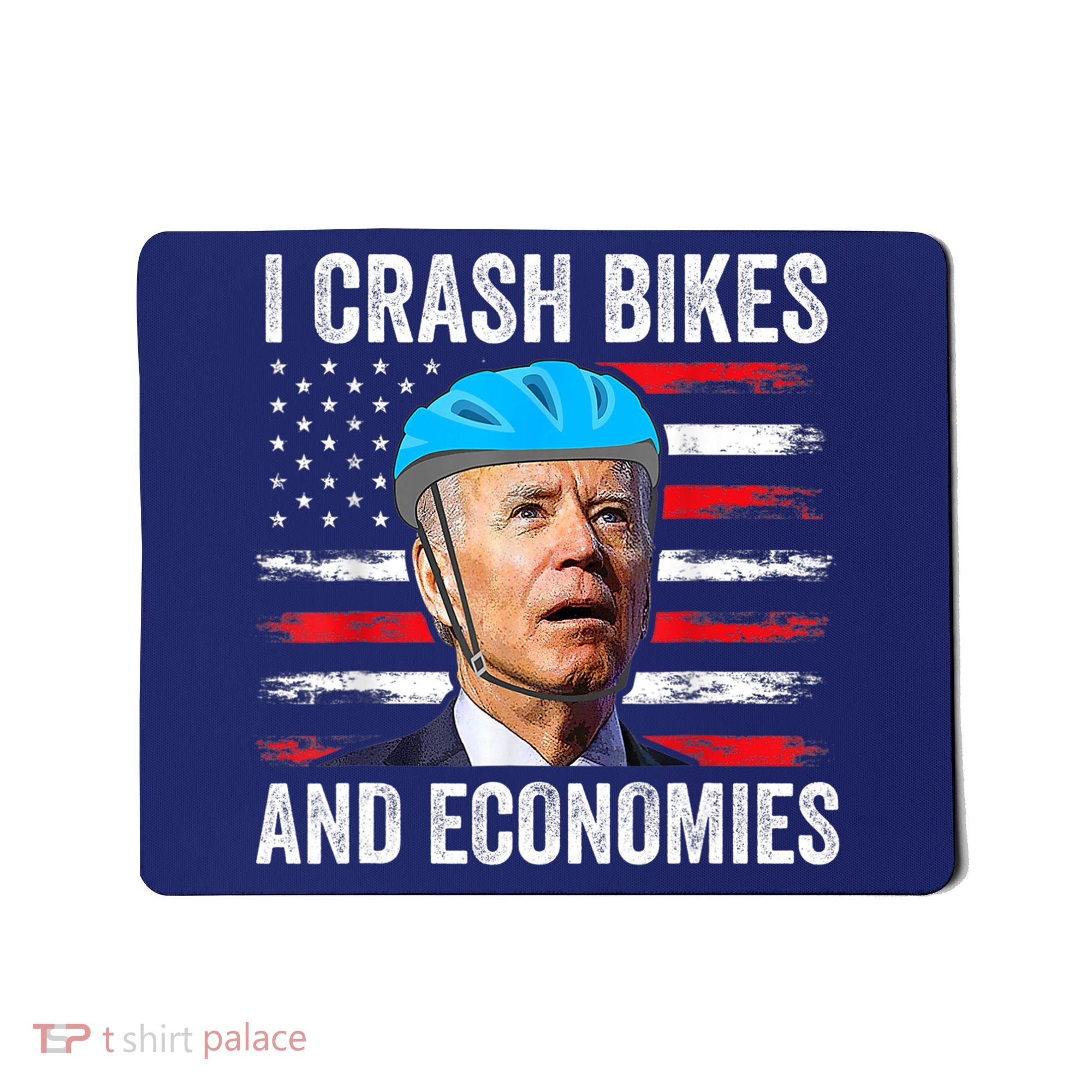 Biden Bicycle I Crash Bikes And Economies Mousepad