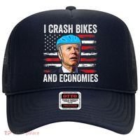 Biden Bicycle I Crash Bikes And Economies Hat thumb 0