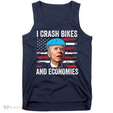 Biden Bicycle I Crash Bikes And Economies Tank Top