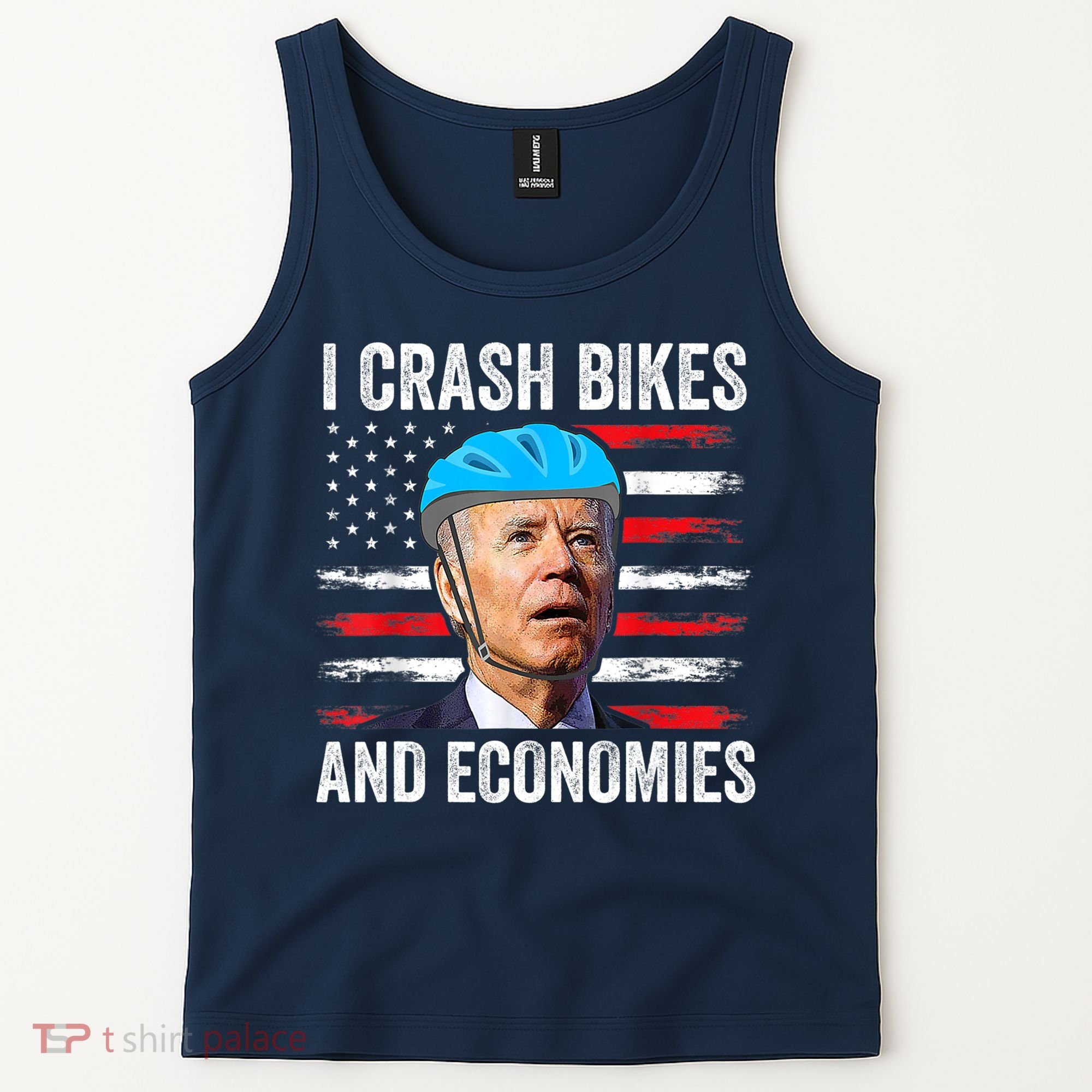 Biden Bicycle I Crash Bikes And Economies Tank Top