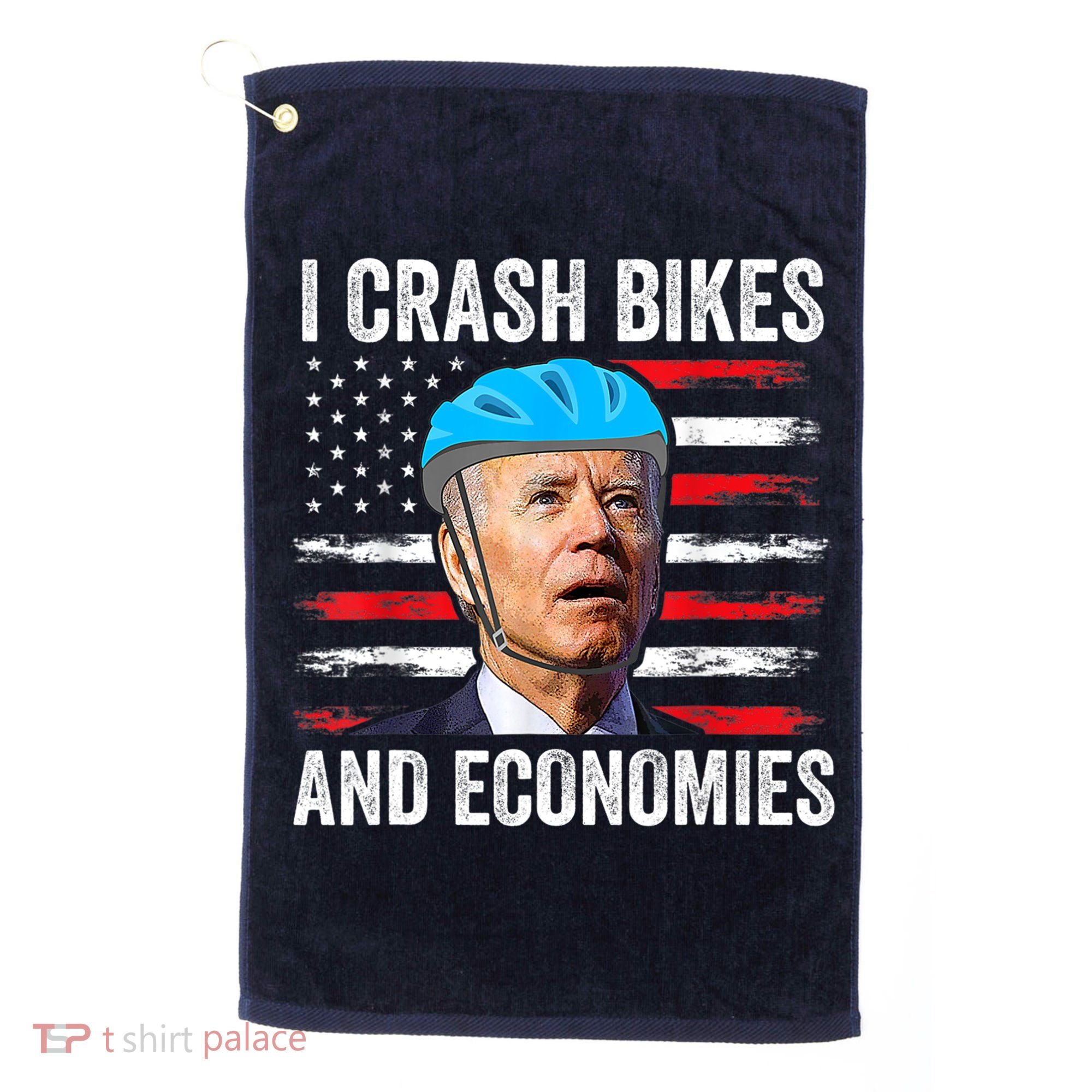 Biden Bicycle I Crash Bikes And Economies Golf Towel
