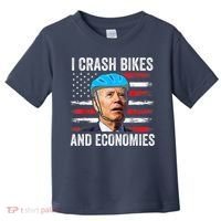 Biden Bicycle I Crash Bikes And Economies Toddler T-Shirt thumb 0
