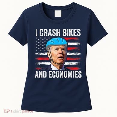 Biden Bicycle I Crash Bikes And Economies Women's T-Shirt