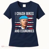 Biden Bicycle I Crash Bikes And Economies Women's T-Shirt thumb 0