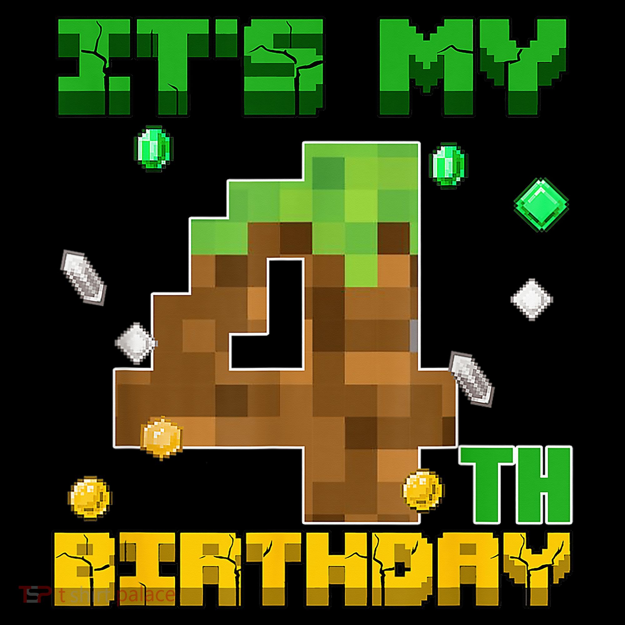 Birthday Boy It'S My 4th Birthday Gamer Pixel Number Coffee Mug