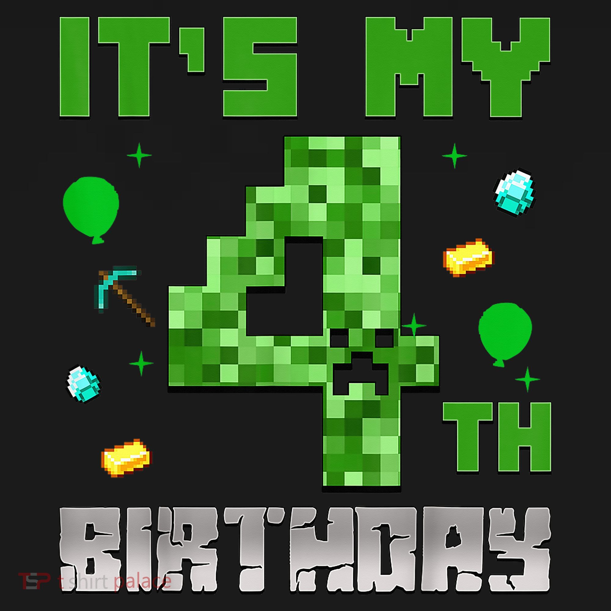 Birthday Boy It'S My 4th Birthday Video Game Pixel Sweatshirt