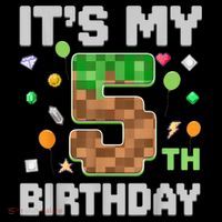 Birthday Boy It'S My 5th Birthday Gamer Pixel Number Coffee Mug thumb 5