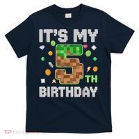 Birthday Boy It'S My 5th Birthday Gamer Pixel Number T-Shirt thumb 0