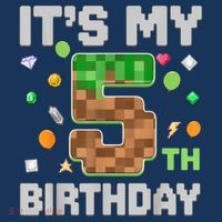 Birthday Boy It'S My 5th Birthday Gamer Pixel Number Women's Hoodie thumb 2