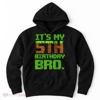 Birthday Boy It'S My 5th Birthday Gamer Pixel Number Hoodie thumb 0