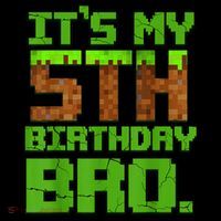 Birthday Boy It'S My 5th Birthday Gamer Pixel Number Coffee Mug thumb 5