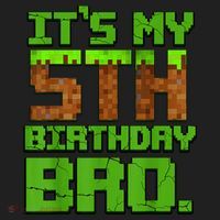 Birthday Boy It'S My 5th Birthday Gamer Pixel Number Hat thumb 2