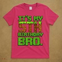 Birthday Boy It'S My 5th Birthday Gamer Pixel Number T-Shirt thumb 5