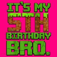 Birthday Boy It'S My 5th Birthday Gamer Pixel Number Women's T-Shirt thumb 6