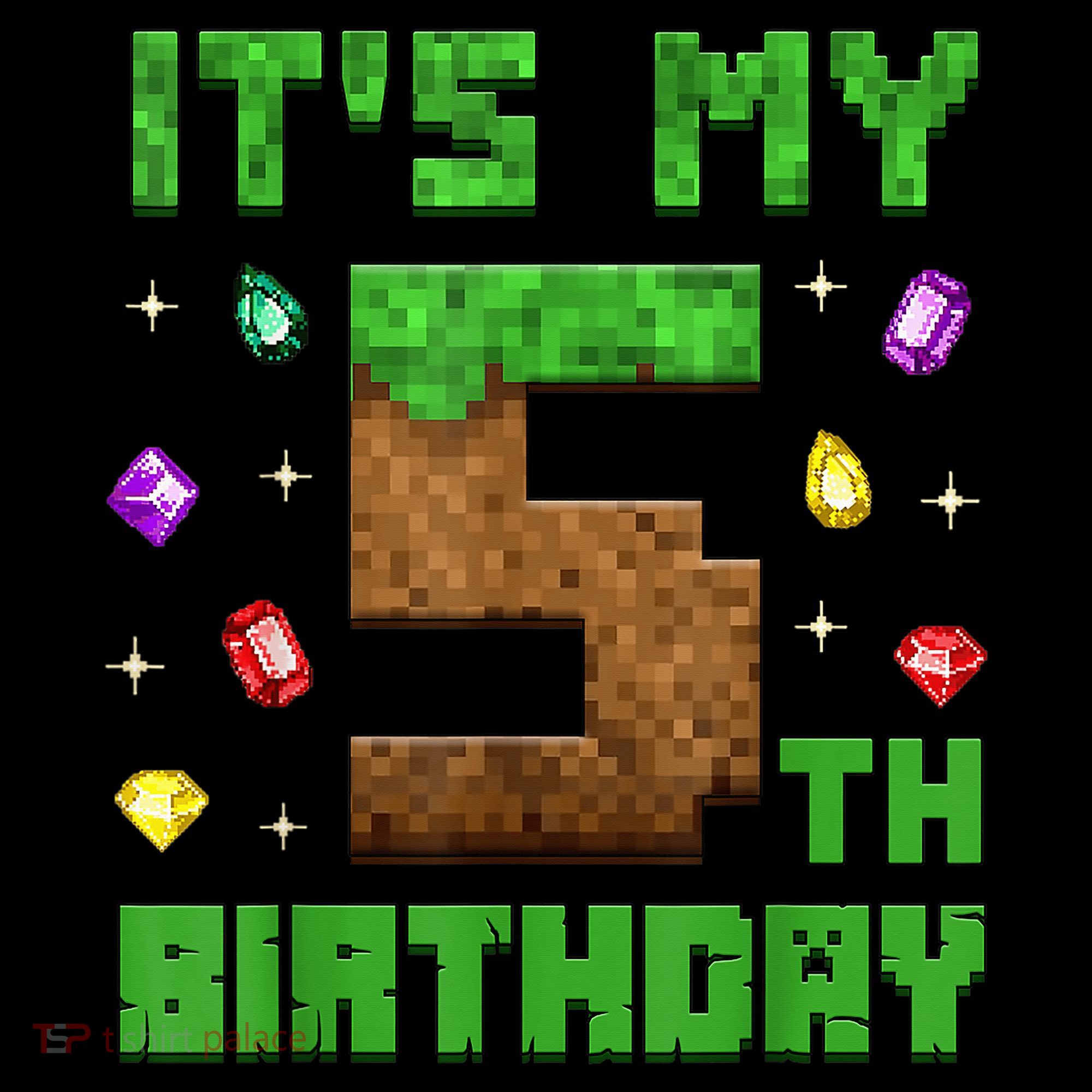 Birthday Boy It'S My 5th Birthday Gamer Pixel Number Coffee Mug