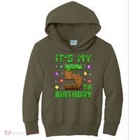 Birthday Boy It'S My 5th Birthday Gamer Pixel Number Kids Hoodie thumb 0