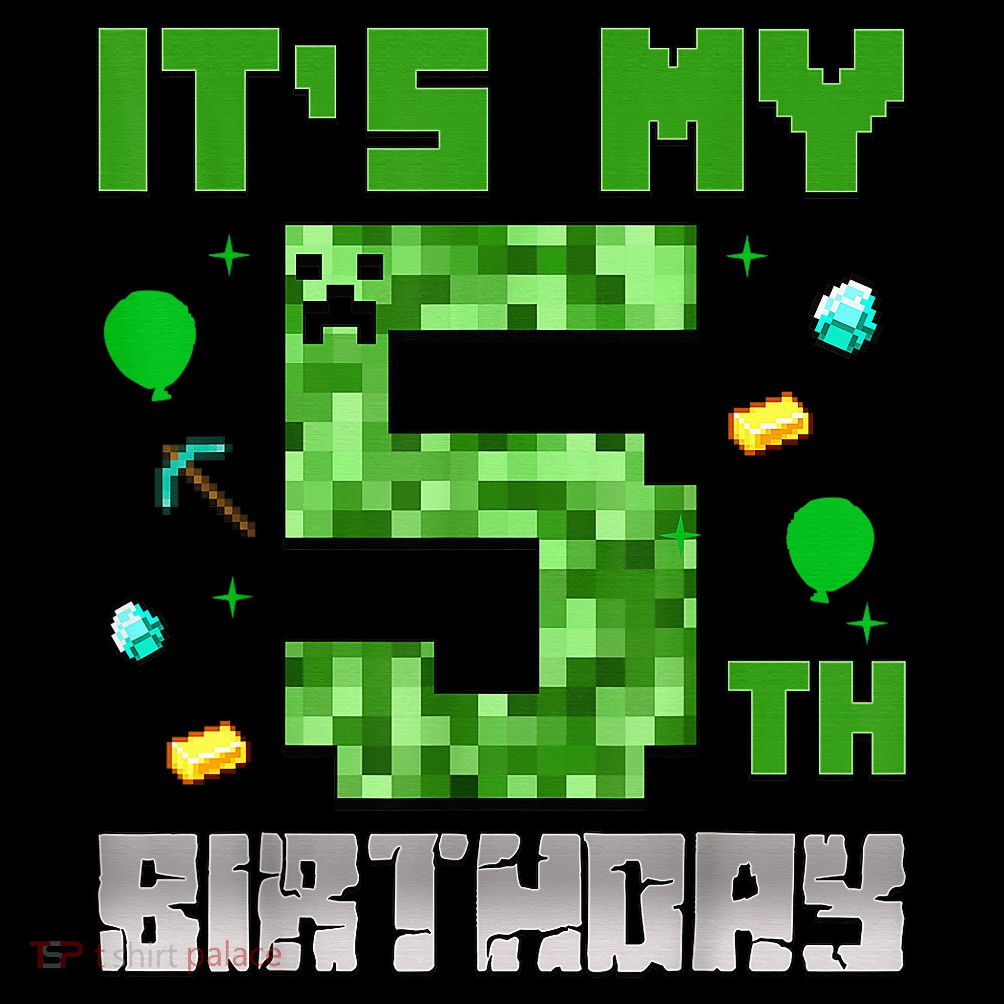 Birthday Boy It'S My 5th Birthday Gamer Pixel Number Coffee Mug