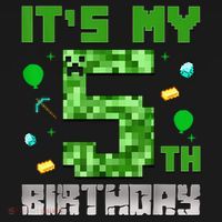 Birthday Boy It'S My 5th Birthday Gamer Pixel Number Women's Hoodie thumb 2