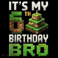 Birthday Boy It'S My 6th Birthday Bro 6 Year Old Gamer Pixel Coffee Mug thumb 5