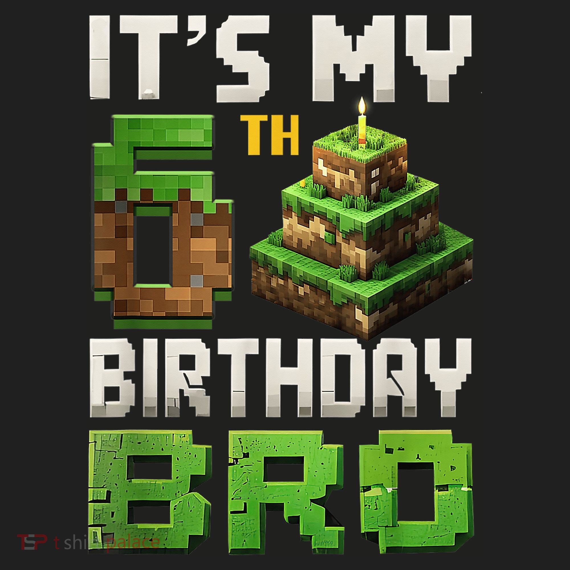 Birthday Boy It'S My 6th Birthday Bro 6 Year Old Gamer Pixel Beanie