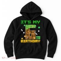 Birthday Boy It'S My 6th Birthday Gamer Pixel Number Hoodie thumb 0