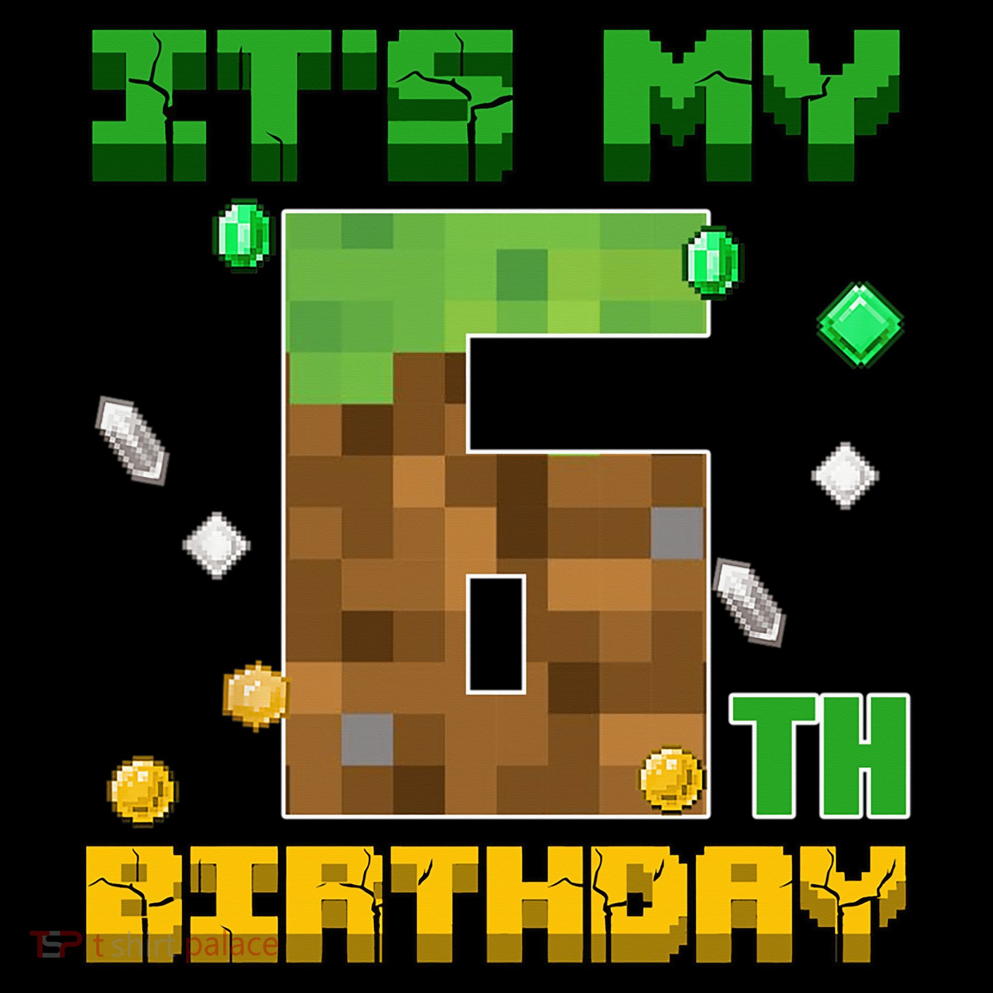 Birthday Boy It'S My 6th Birthday Gamer Pixel Number Coffee Mug