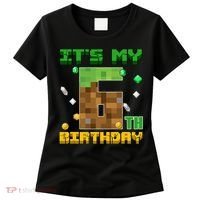 Birthday Boy It'S My 6th Birthday Gamer Pixel Number Women's T-Shirt thumb 0
