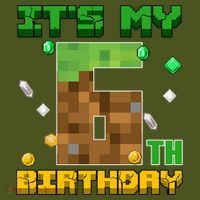 Birthday Boy It'S My 6th Birthday Gamer Pixel Number T-Shirt thumb 7