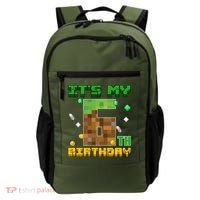 Birthday Boy It'S My 6th Birthday Gamer Pixel Number Backpack thumb 0