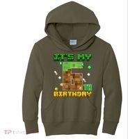 Birthday Boy It'S My 6th Birthday Gamer Pixel Number Kids Hoodie thumb 0