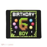 Birthday Boy It'S My 6th Birthday Gamer Pixel Number Mousepad thumb 0