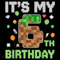 Birthday Boy It'S My 6th Birthday Gamer Pixel Number Coffee Mug thumb 5