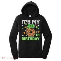 Birthday Boy It'S My 6th Birthday Gamer Pixel Number Women's Hoodie thumb 0