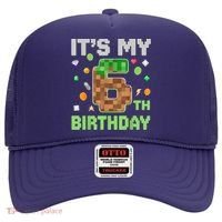 Birthday Boy It'S My 6th Birthday Gamer Pixel Number Hat thumb 0