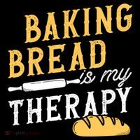 Baking Bread Is My Therapy Bake Bread Baker Cool Gift Doggie Tank thumb 4