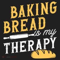Baking Bread Is My Therapy Bake Bread Baker Cool Gift Beanie thumb 2