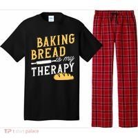 Baking Bread Is My Therapy Bake Bread Baker Cool Gift Pajama Set thumb 0