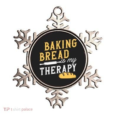 Baking Bread Is My Therapy Bake Bread Baker Cool Gift Ornament