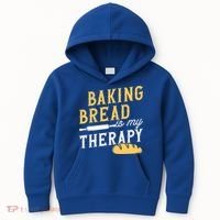 Baking Bread Is My Therapy Bake Bread Baker Cool Gift Kids Hoodie thumb 0