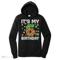 Birthday Boy It'S My 6th Birthday Gamer Pixel Number Women's Hoodie thumb 0