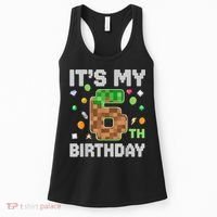 Birthday Boy It'S My 6th Birthday Gamer Pixel Number Women's Tank Top thumb 0